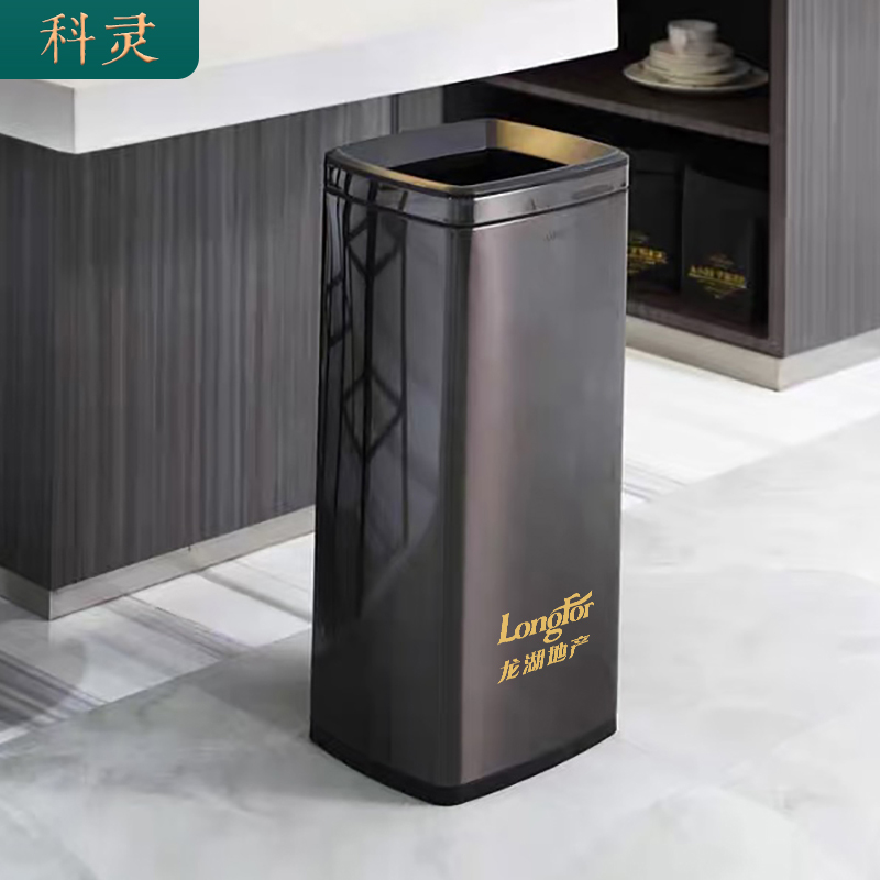 大号商用不锈钢垃圾桶可印LOGO
