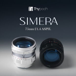 F1.4 敘Thypoch SIMERA 75mm M口非球面大光圈全幅手動鏡頭 ASPH