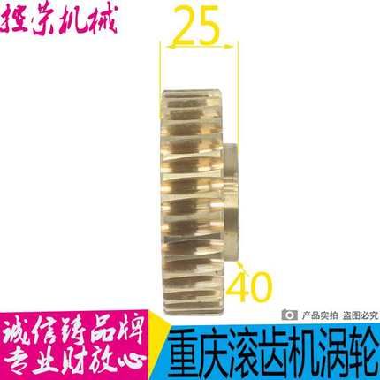 机床配件重庆机床厂Y3150E.Y3180H滚齿机走刀或升降涡轮齿数25涡