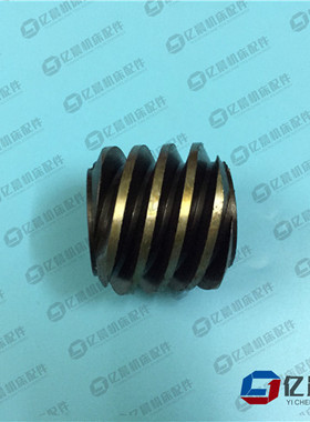 重庆机床厂Y38滚齿机配件蜗杆 机床配件蜗杆31075机床铣床配件