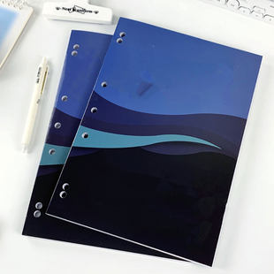 横线薄脆本笔记本高颜值学生考研分栏草稿练习本子Y03