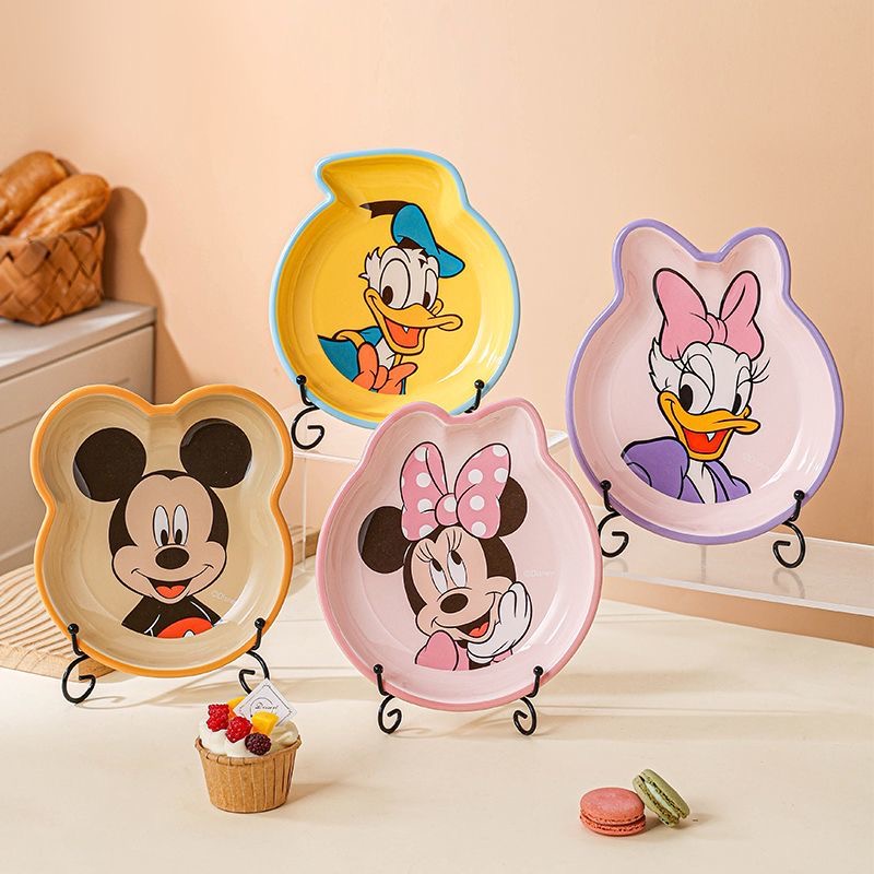 迪士尼米奇造型盘子儿童吃饭盘子