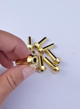 6毫米合金灯管家居酥油灯配件金色灯帽单独零件不含灯芯经济耐用