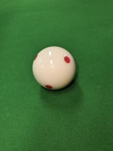 台球红点母球水晶球红点8a六点白球桌球九球黑8训练六点母球5.72