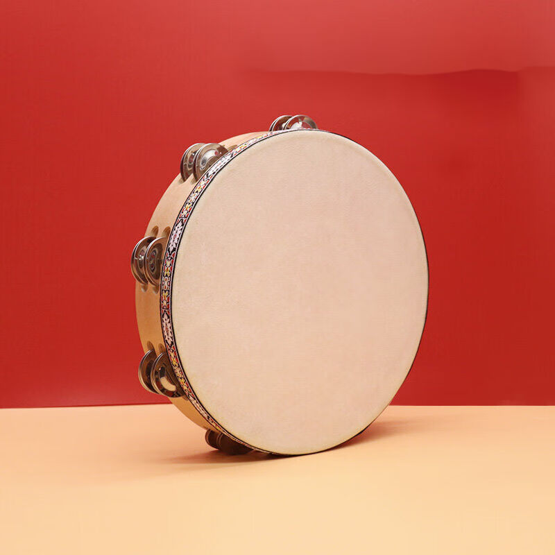 奥尔夫打击乐器幼儿园老师用铃鼓儿童考级羊皮手鼓手拍鼓新疆舞蹈