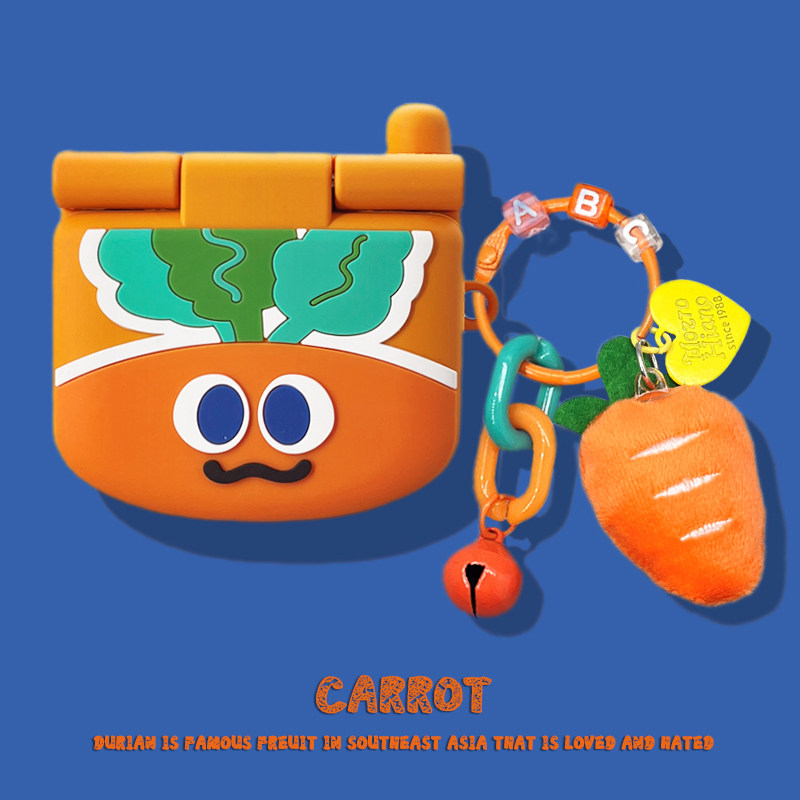 适用于索尼耳机wf1000xm5保护套xm5保护壳新款第五代sony wf-1000xm4卡通盒wf1000xm5降噪豆外壳胡萝卜耳机套