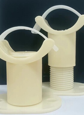 塑料管托卡箍抱箍 水管道调节平衡支架管夹ABS/PVC高度固定支撑器