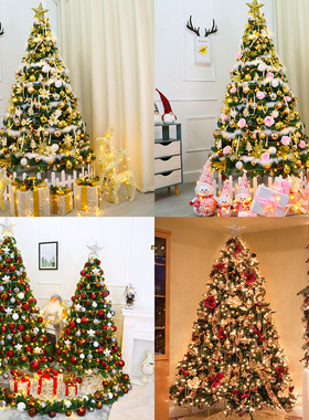 圣诞树家用落雪套餐大型加密仿真1./82.1米发光网红圣诞节装饰品