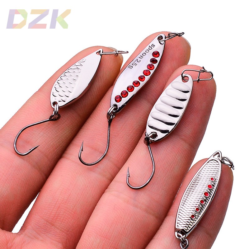 斜切马口亮片 远投路亚饵海钓仿生假饵 淡水翘嘴鲈鱼鳜鱼金属亮b8