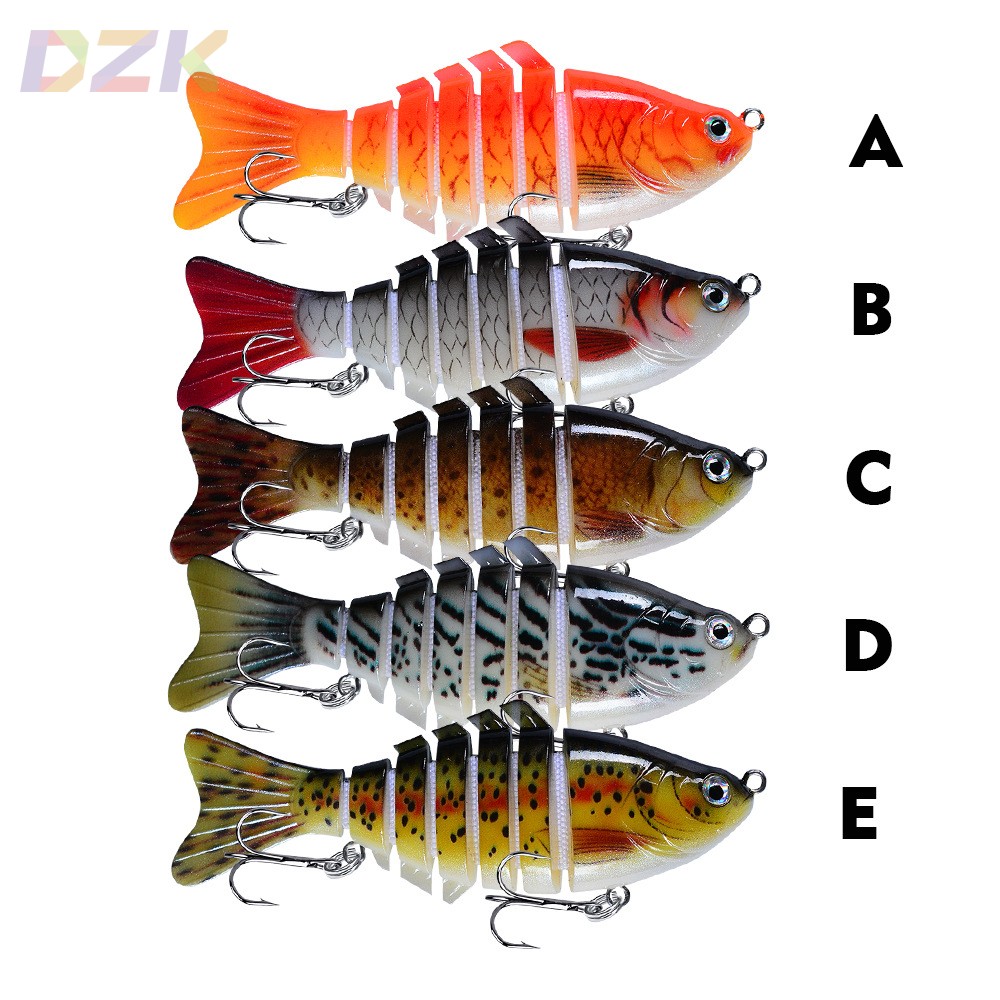 OEM加工定制 7节多节鱼10cm 15.5g路亚饵仿生塑料假饵 工厂高端b3