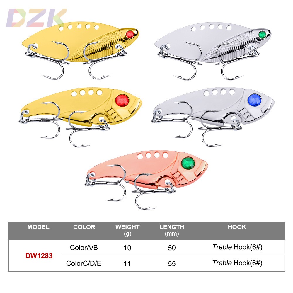 新款5色VIB金色饵桂鱼路亚饵11G渔具电商鱼饵DW1283b1