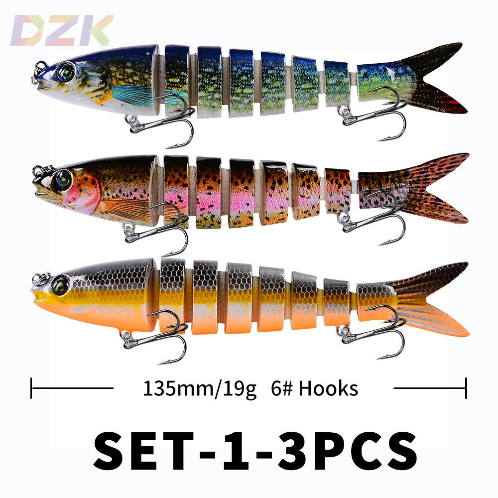 PROBEROS跨境新款多节鱼饵海钓路亚饵135MM/19G仿生假饵厂家高b2