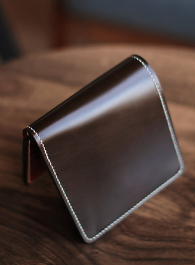 意大利博物馆牛皮钱包HIBBERS手工制作男士真皮高档钱夹内buttero