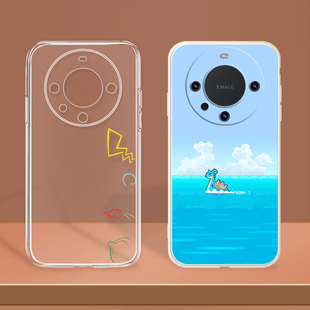 像素风宝可梦拉普拉斯适用华为Mate60/50/40/30/Pro谜拟丘畅享70/60/50荣耀X50i+洛奇亚Magic6/5麦芒30手机壳