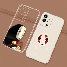 千与千寻无脸男IQOO11/10/Neo8/7适用VIVO全包X90/80pro+ plus宫崎骏S16 S15动漫Y78+ Y35 Y77透明手机壳定制