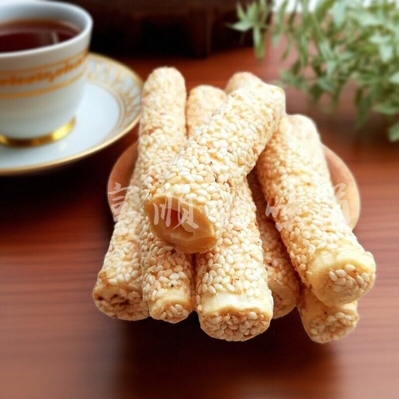 四川芝麻糖纯手工芝麻杆老式空心糖杆糖棍麦芽糖农家灶糖酥脆香甜