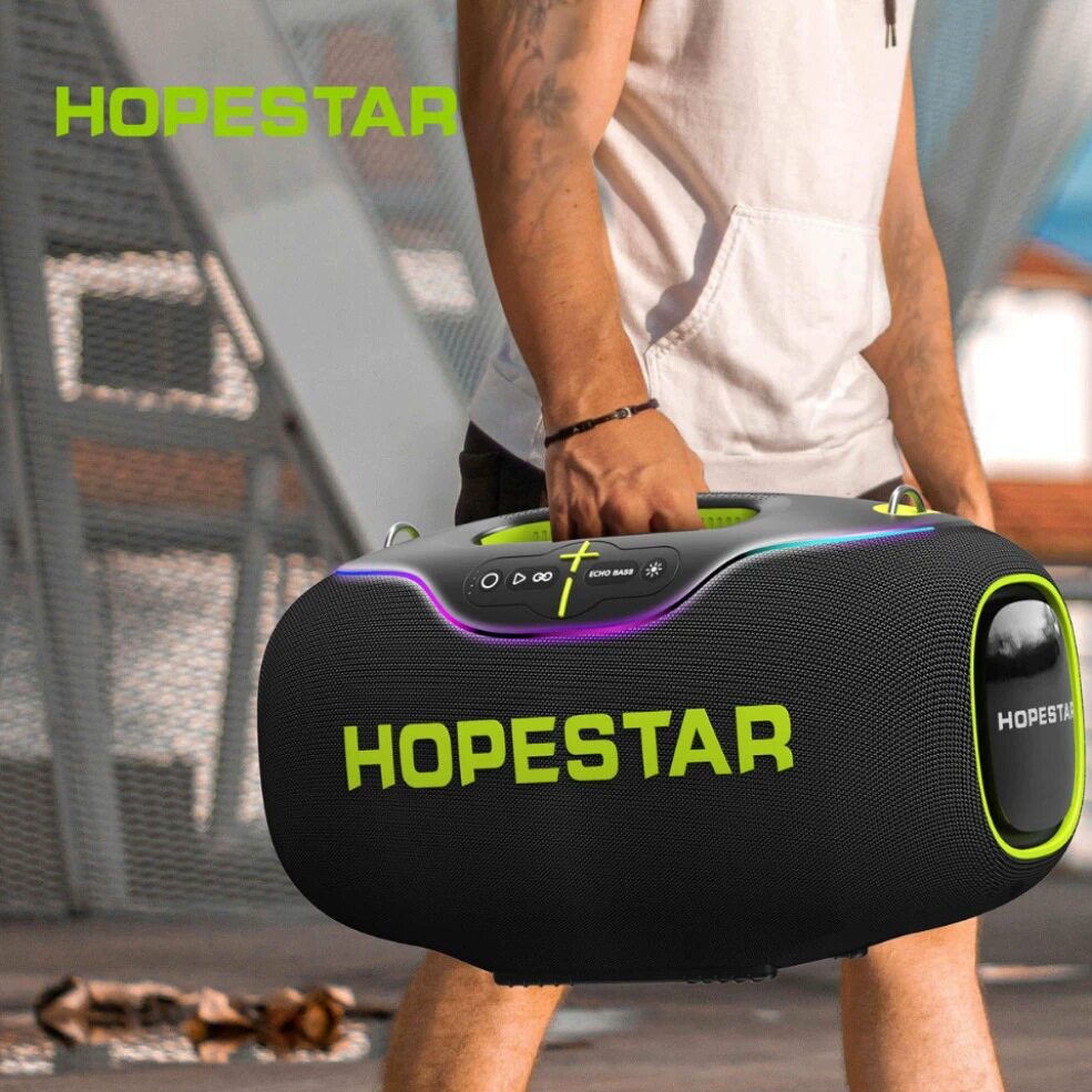 HOPESTAR A80大功率蓝牙音箱K歌重低音炮户外无线高品质音响350W图片