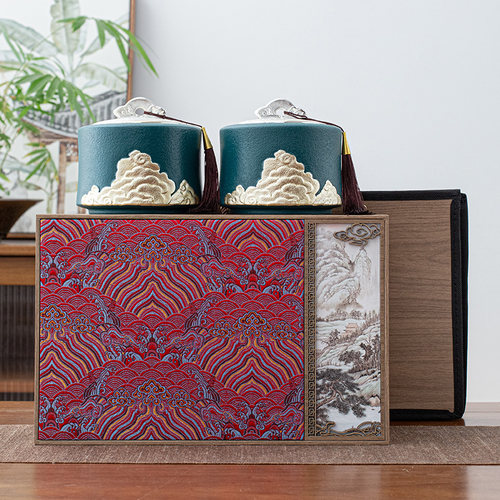 陶瓷茶叶罐礼盒包装盒空盒批发