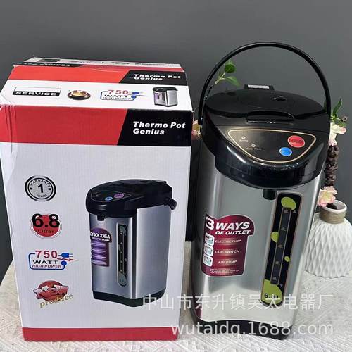 跨境欧规美规110V恒温电热水瓶6.8L大容量保温热水壶全自动烧水