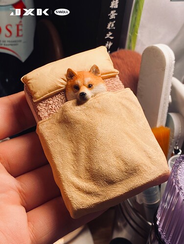 JXK柴犬单身狗模型手办冰箱贴