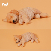 JXK 拉布拉多幼崽模型萌宠可爱潮玩摆件配BJD 哈士奇 small 金毛