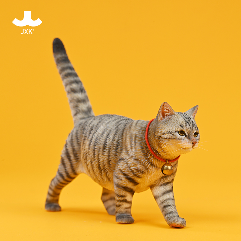 JXK中华田园猫模型猫咪狸花猫