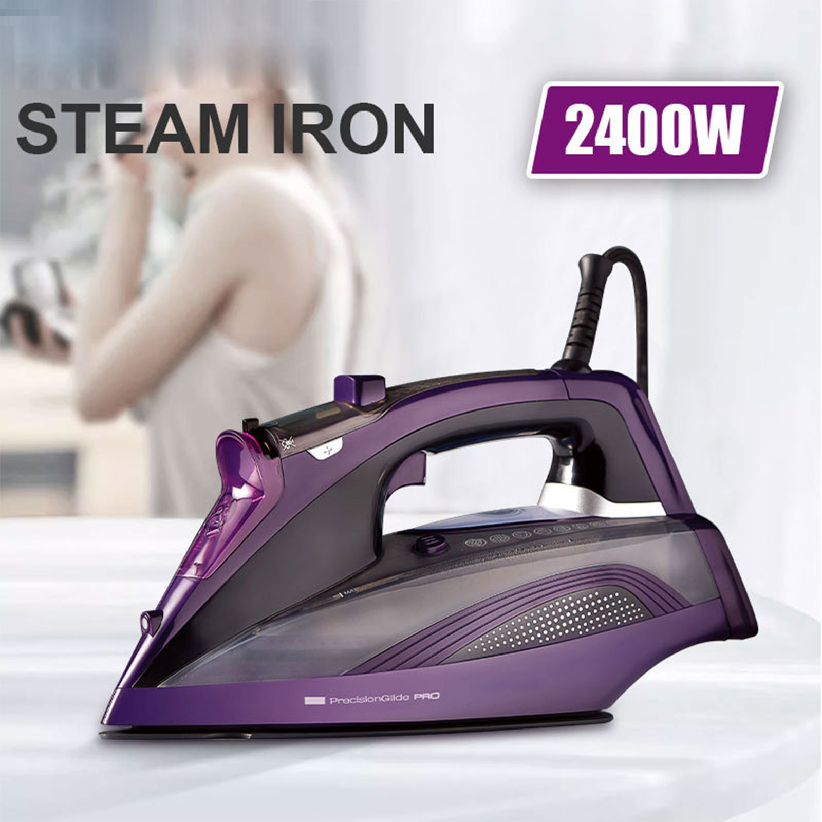 电熨斗家用高端带线自动断电平烫蒸汽熨斗干湿两用STEAM IRON