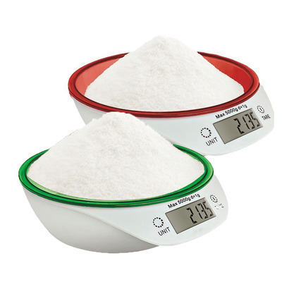 家用厨房高精度烘焙电子克重秤 带盘圆碗食物电子秤KITCHEN SCALE