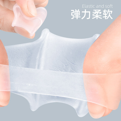 新款脚趾弯曲锤状伸直器sebs脚趾拉直器护趾垫分趾套脚戒指