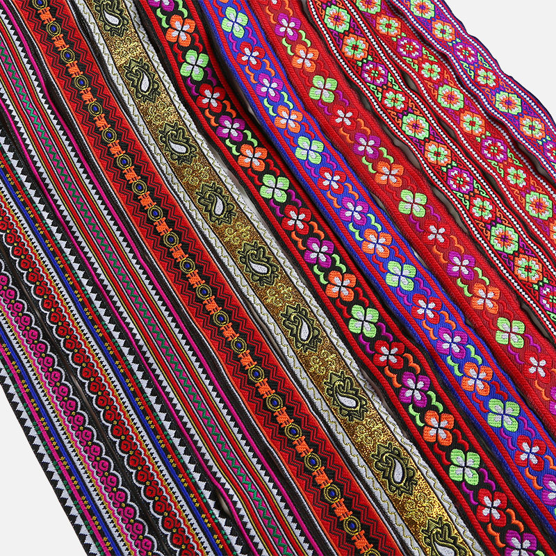 3.3cm少数民族衣服装花边辅料批发苗族哈尼族佤族瑶族傣族织带,居家布艺,花边,淘宝优惠券,粉丝福利购,淘宝优惠卷