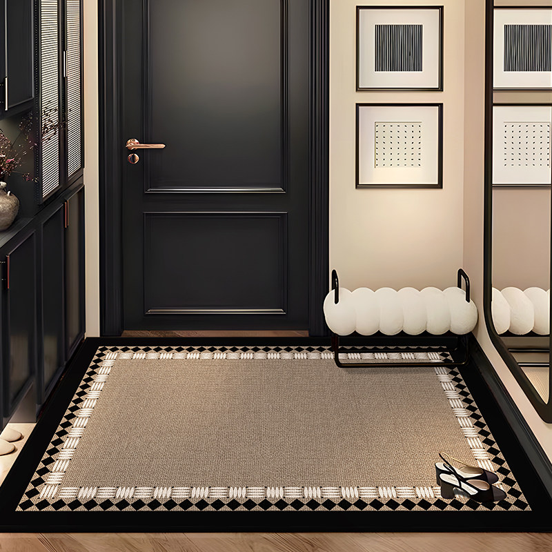 新款入户门地垫门垫门口地毯可裁剪高级入门家用脚垫复古免洗耐脏,居家布艺,入户地垫,淘宝优惠券,粉丝福利购,淘宝优惠卷