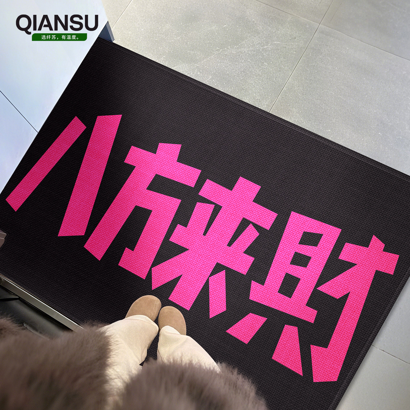 八方生财入户门地垫高级2026新款门垫门口地毯防滑脚垫免洗可裁剪,居家布艺,入户地垫,淘宝优惠券,粉丝福利购,淘宝优惠卷