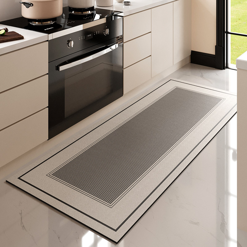 新款厨房地垫防滑防油可擦免洗地毯专用防水脚垫吸水垫子pvc速干,居家布艺,厨房地垫,淘宝优惠券,粉丝福利购,淘宝优惠卷
