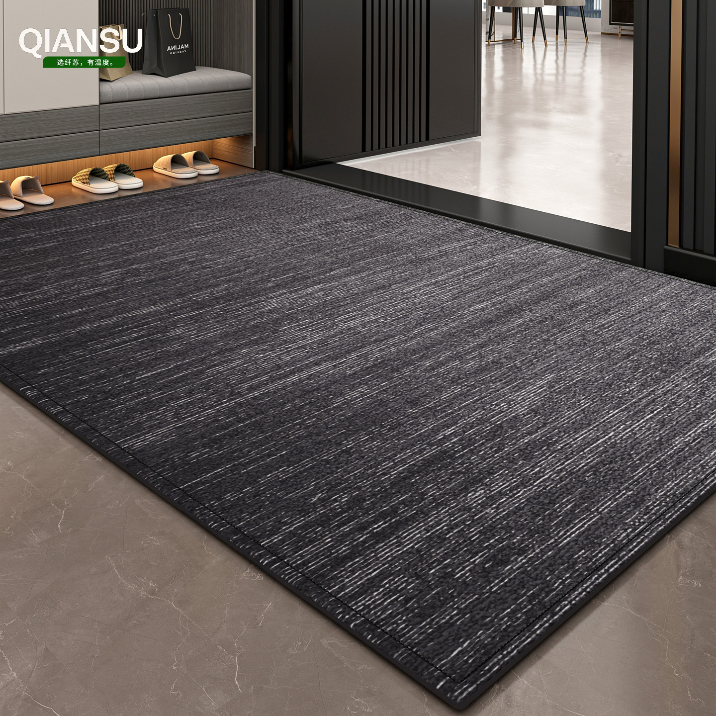 入户门地垫门口地毯高级门垫免洗防滑可裁剪脚垫耐脏新款深色定制,居家布艺,入户地垫,淘宝优惠券,粉丝福利购,淘宝优惠卷