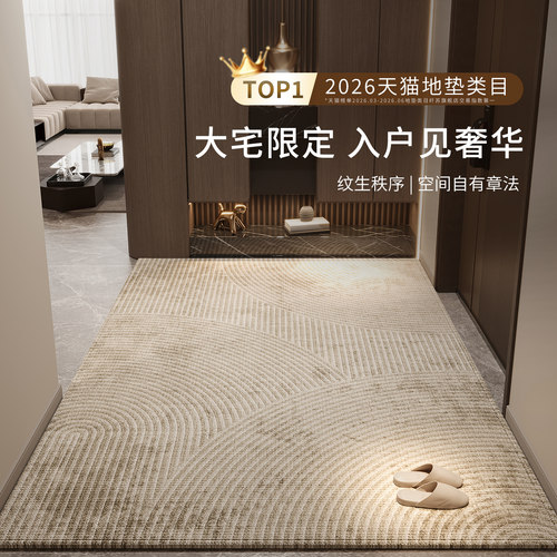 高端免洗⭐巨防滑加厚玄关垫子