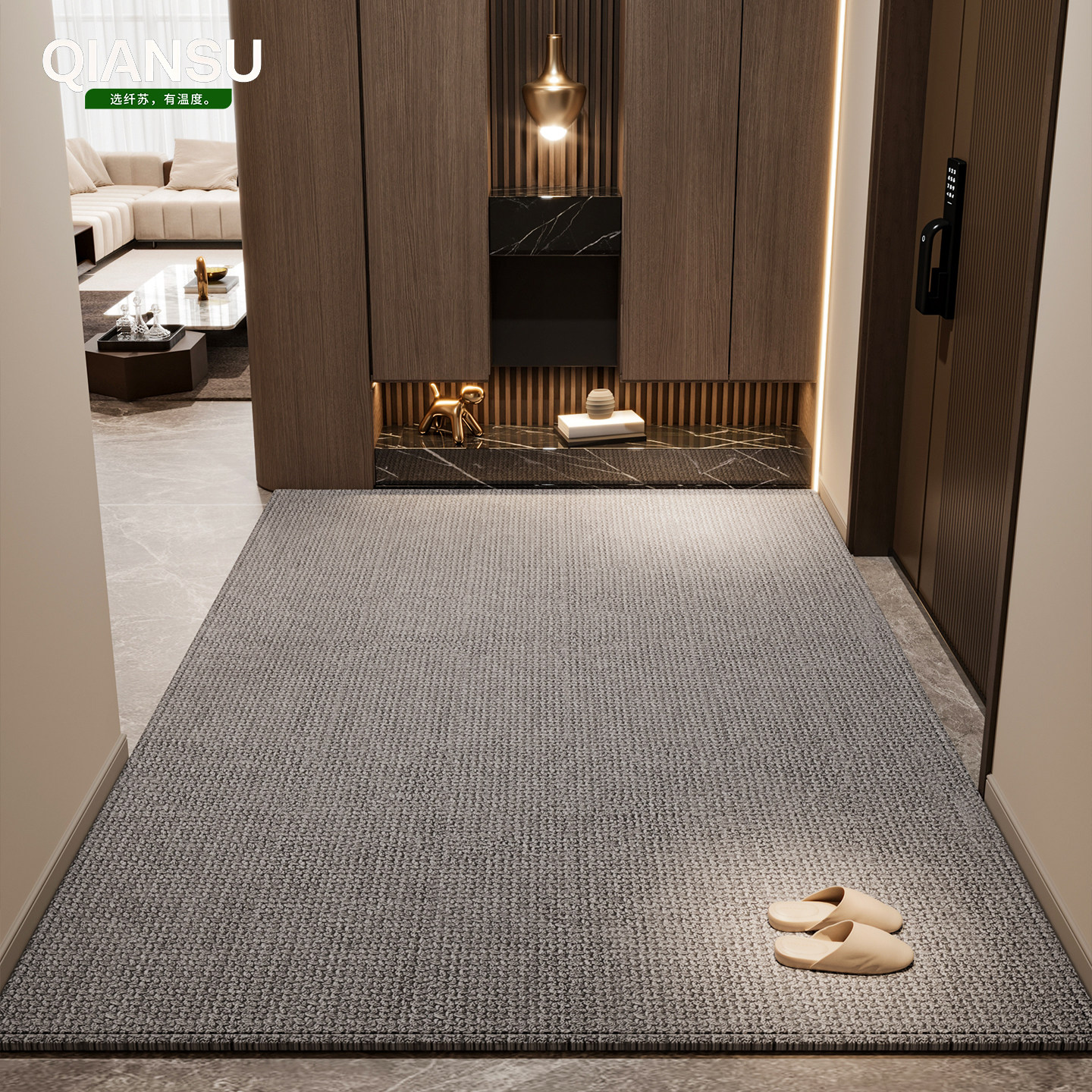 高级入户门地垫门垫门口地毯免洗防滑门内脚垫新款加厚定制可裁剪,居家布艺,入户地垫,淘宝优惠券,粉丝福利购,淘宝优惠卷