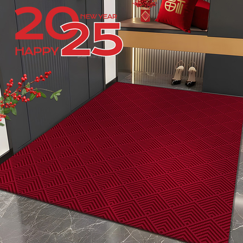 乔迁入户门地垫红色门垫高级进门地毯喜庆大门脚垫门口新款可裁剪,居家布艺,入户地垫,淘宝优惠券,粉丝福利购,淘宝优惠卷