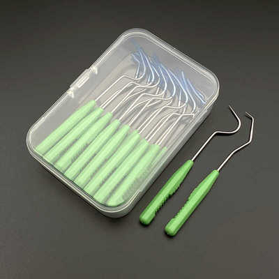 不锈钢弯勾牙签塞牙专用剔牙针