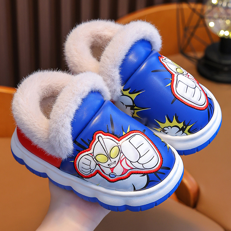 奥特曼儿童棉鞋冬包跟PU防水室内居家保暖鞋男女童婴幼儿宝宝鞋,童鞋/婴儿鞋/亲子鞋,儿童棉拖鞋,淘宝优惠券,粉丝福利购,淘宝优惠卷