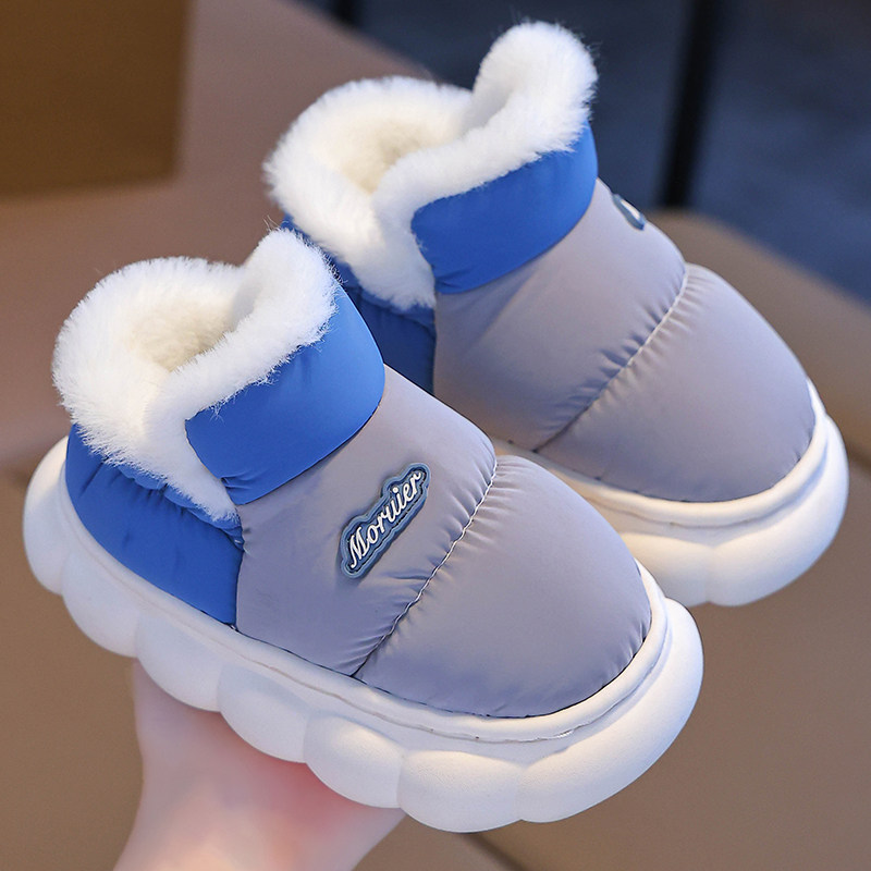 冬季儿童居家棉拖鞋男女童防水保暖加绒羽绒布中小童宝宝包跟棉鞋,童鞋/婴儿鞋/亲子鞋,儿童棉拖鞋,淘宝优惠券,粉丝福利购,淘宝优惠卷