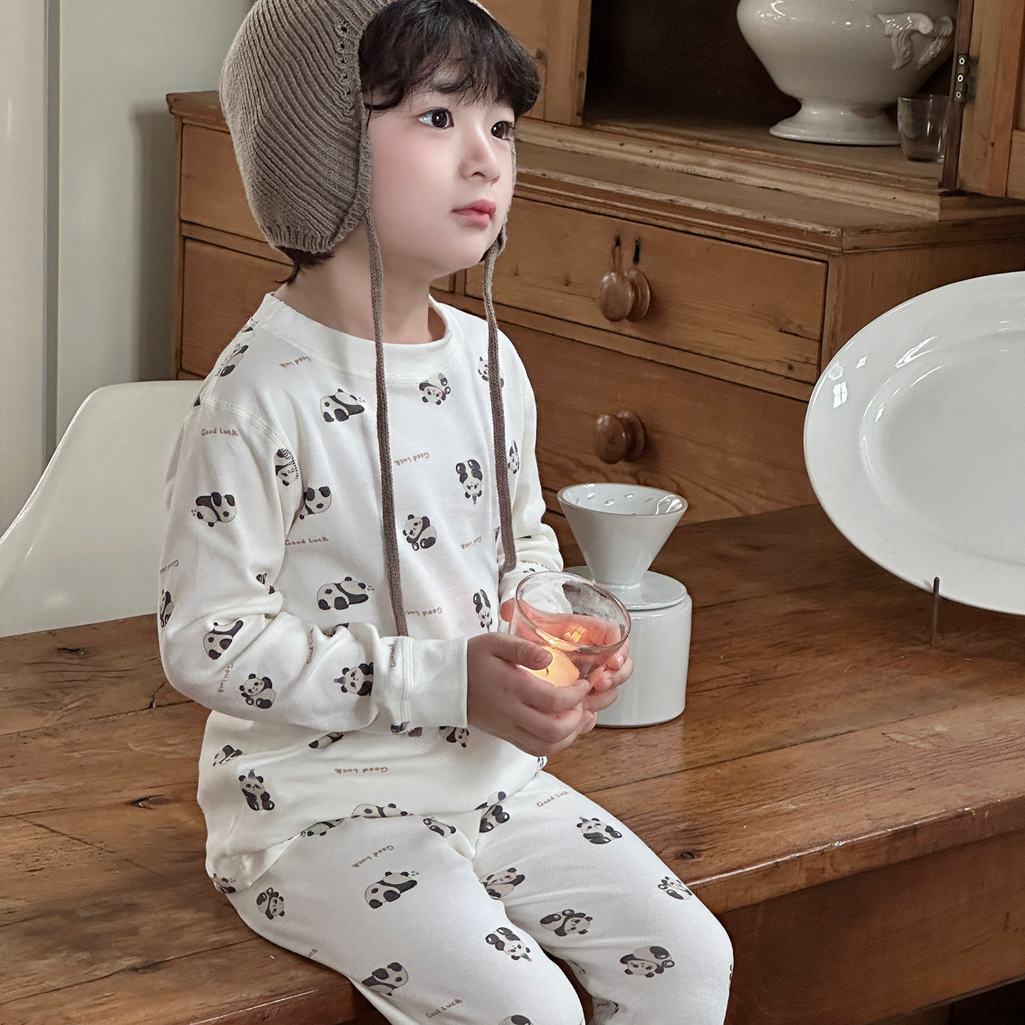 儿童纯棉套装男女童全棉家居服两件套春宝宝睡衣秋衣秋裤打底内衣,童装/婴儿装/亲子装,内衣套装,淘宝优惠券,粉丝福利购,淘宝优惠卷