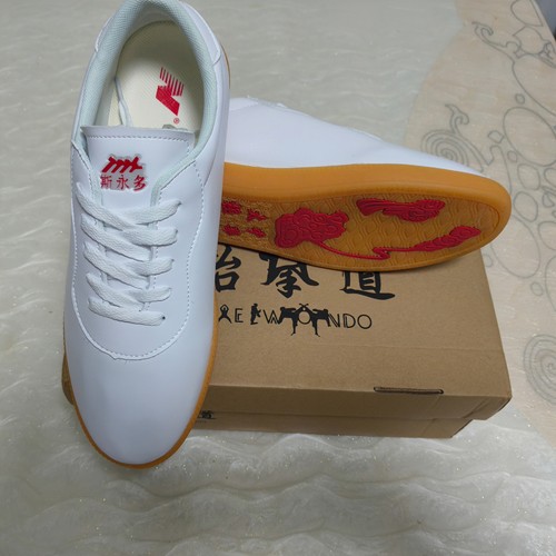 太极鞋男女牛筋底防滑耐磨跆拳道