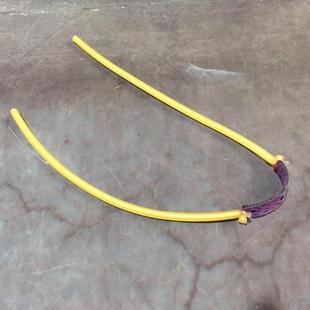 弓道无极，无极冷弯顶卡弹弓专用皮筋组，皮筋胶管单股卡球皮筋组