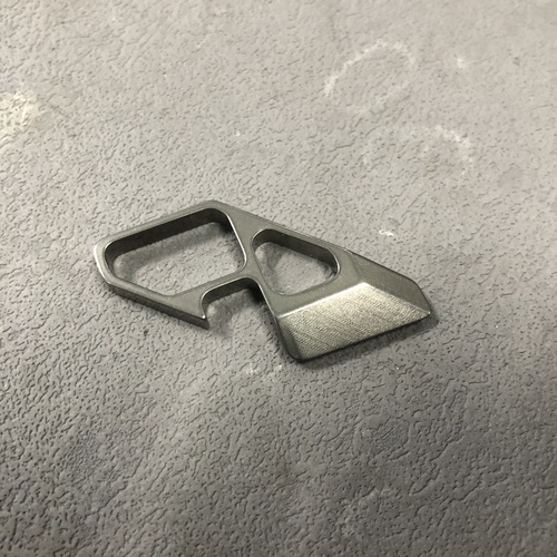 无极钛合金数控多功能快递小刀拆包裹小刀开瓶器钛合金撬棍EDC