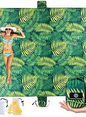 Large Picnic Outdoor Blanket 80''x80'' Waterproof Picnic Mat