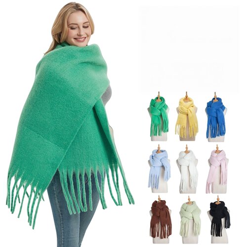 Winter Warm Scarf Long Shawls and Wraps for Women 加厚围巾女