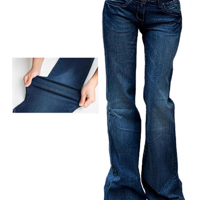 Women Stretch Flattering High-Rise Flare Jeans Denim Pants