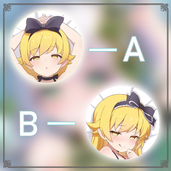 物语系列 忍野忍二次元长条游戏动漫宅男等身靠枕抱枕