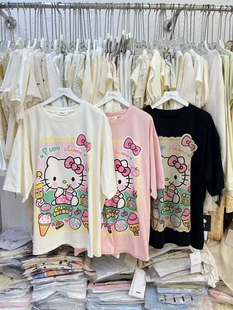 宽松显瘦百搭圆领短袖 韩版 T恤女上衣 新款 甜美风可爱风t2026年夏季