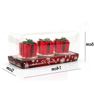 6pcs Christmas Candle Santa Claus Candles Tealight Xmas Deco